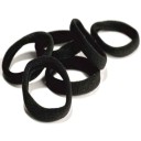 Elsticos Pretos Cabelo - 10 Peas