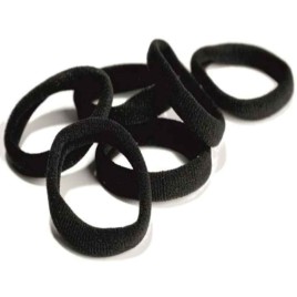 Elsticos Pretos Cabelo - 10 Peas