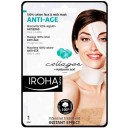 IROHA 100% COTTON FACE & NECK MASK collagen-antiage 1 use