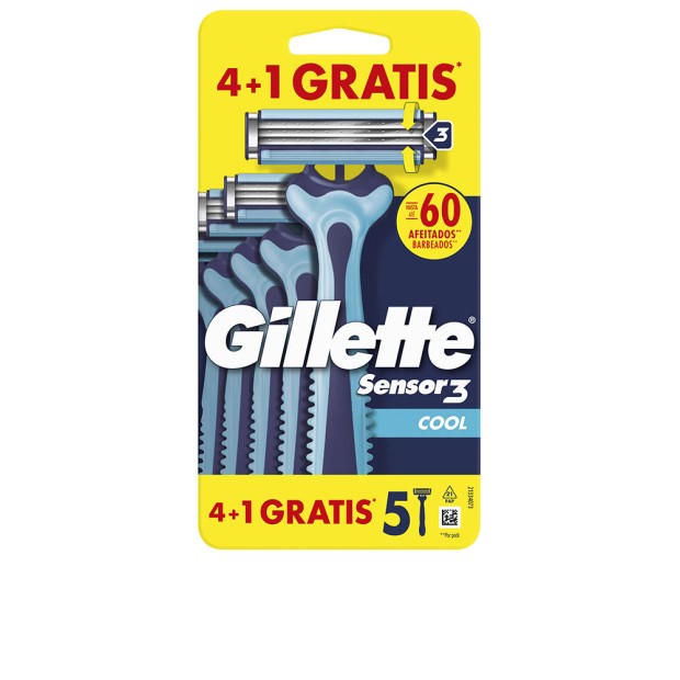Gillette Sensor 3 Cool l�mina barbear desc 4unid