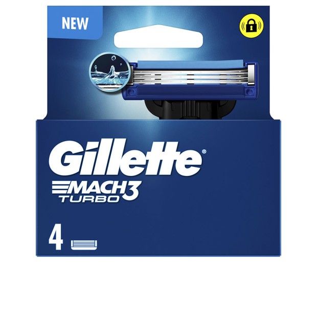 Gillette MACH3 Turbo Men Recargas 4un