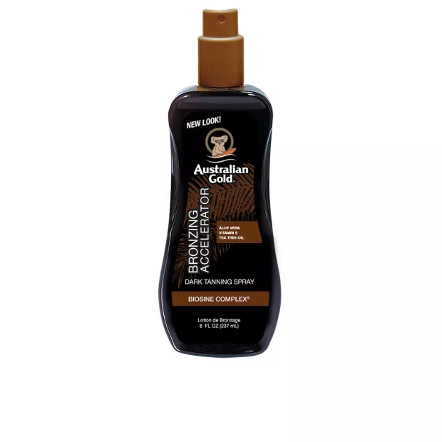 ACCELERATOR with bronzer spray gel